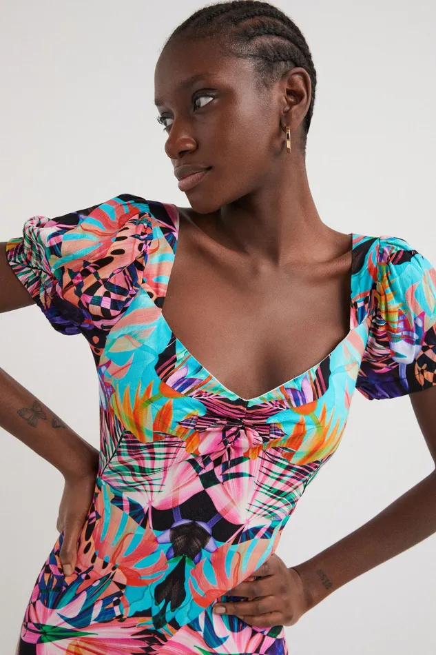 Desigual Arty Print Dress Women Dresses