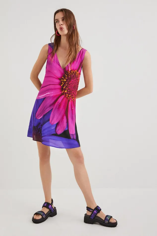 Desigual Daisy Mini Dress Women Dresses