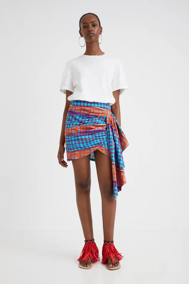 Desigual Stella Jean Short Twopiece Dress Women Dresses