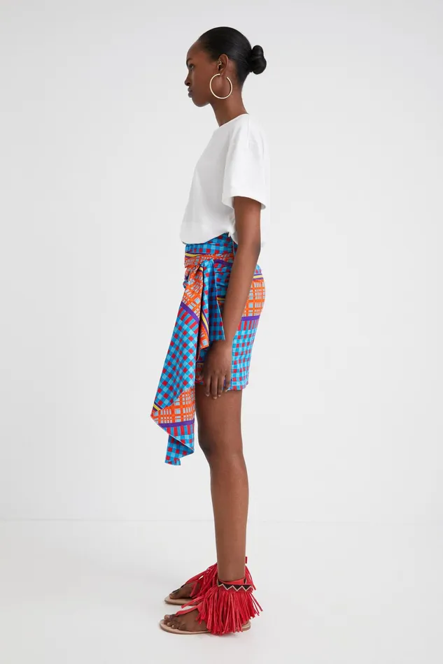 Desigual Stella Jean Short Twopiece Dress Women Dresses