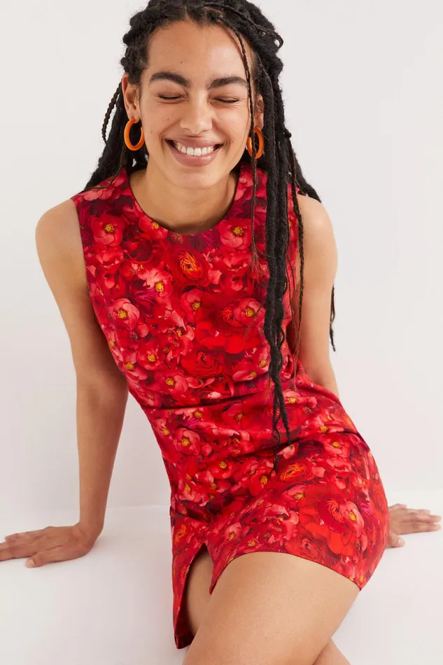 Desigual Tight Poppy Dress Women Dresses