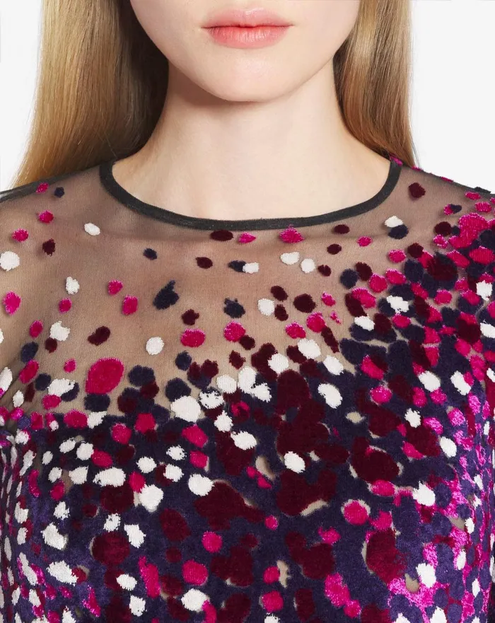 Devoured Jersey Top Fuchsiajapanese Ink Women Lanvin Tops Devoured Jersey Top Fuchsiajapanese Ink Women Lanvin Tops