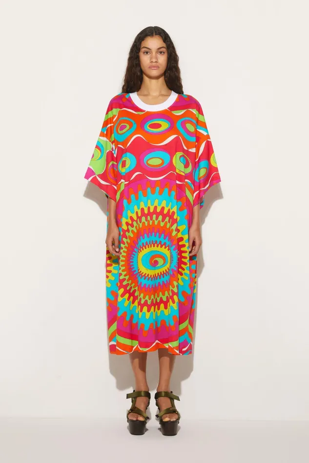 Dresses Women PUCCI BersaglioPrint Cotton TShirt Dress