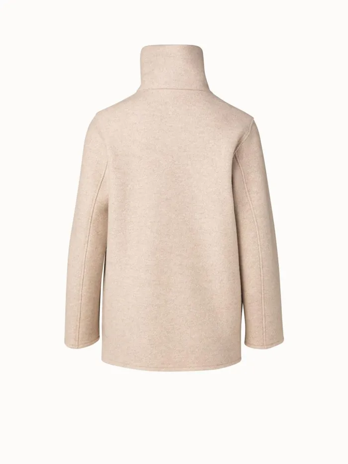 Elize Cashmere Jersey Oversized Jacket Bl Women Akris Jackets