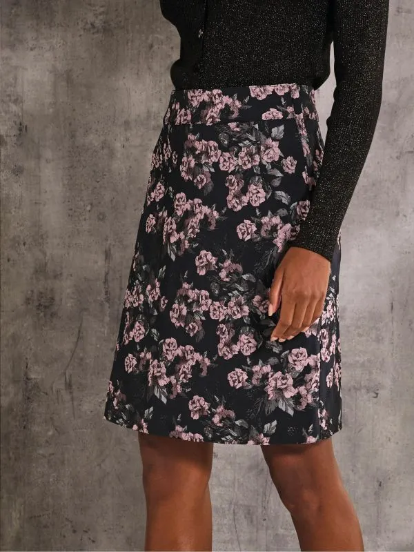 Fat Face Skirts Women Cally Blue Jacquard Mini Skirt