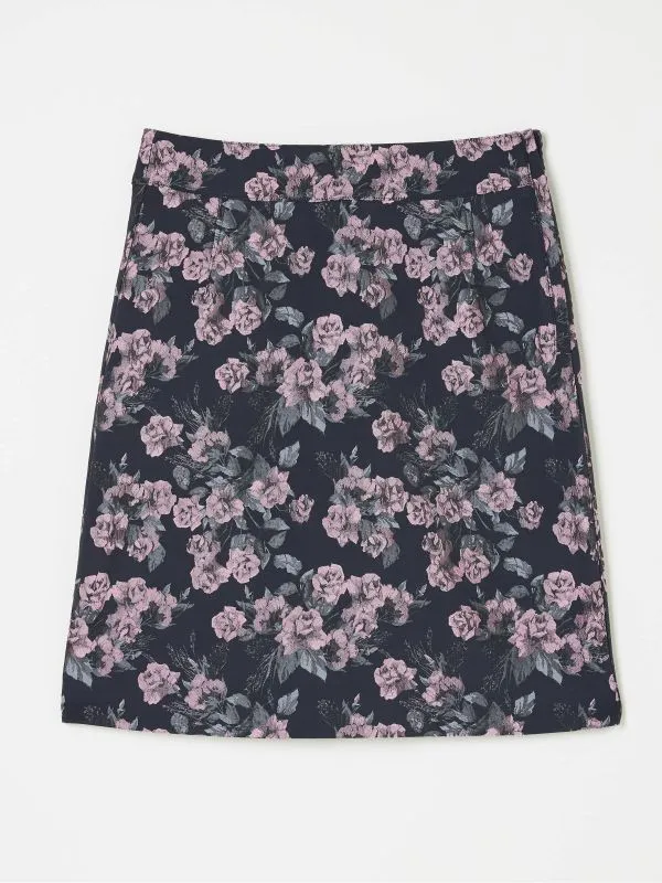 Fat Face Skirts Women Cally Blue Jacquard Mini Skirt