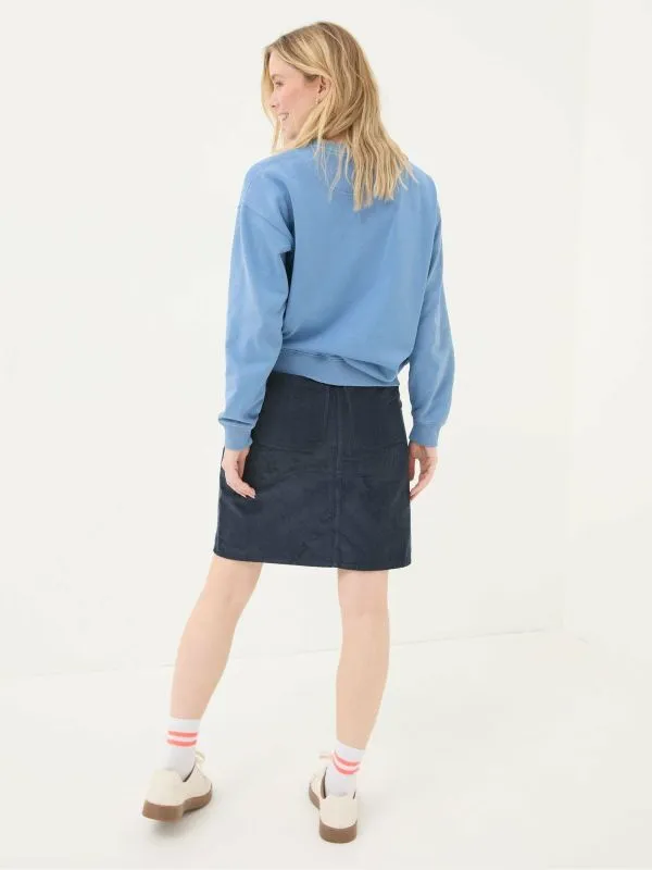 Fat Face Skirts Women Chesil Dark Navy Cord Skirt