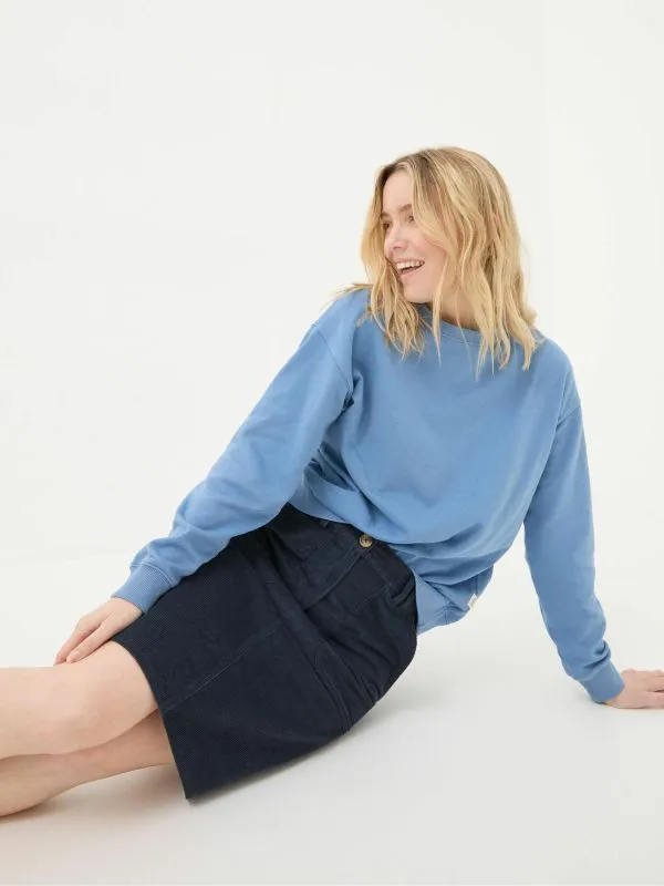 Fat Face Skirts Women Chesil Dark Navy Cord Skirt