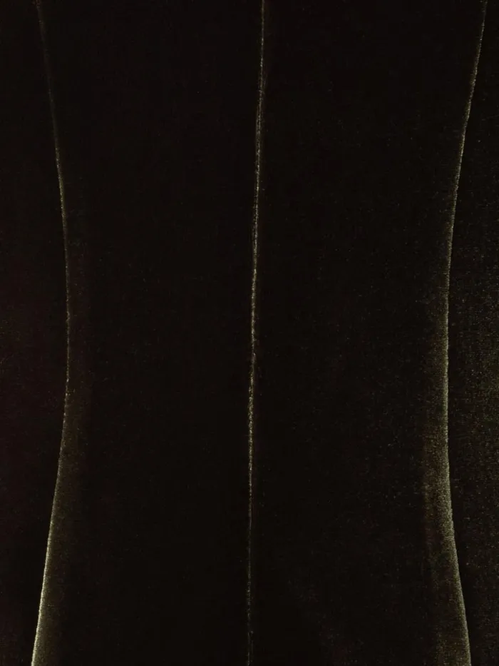 Fluid Stretch Velvet Gown Moss Women Akris Dresses