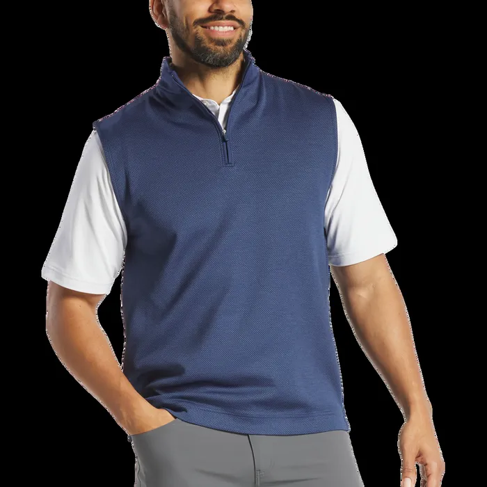 FootJoy Base MidLayers Men Tonal Block Vest Navy FootJoy Base MidLayers Men Tonal Block Vest Navy