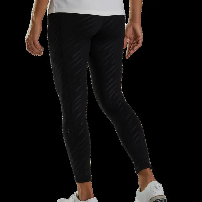 FootJoy Pants Women Embossed Leggings Black FootJoy Pants Women Embossed Leggings Black