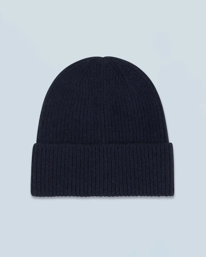From Future Cashmere Beanies Beanie Navy