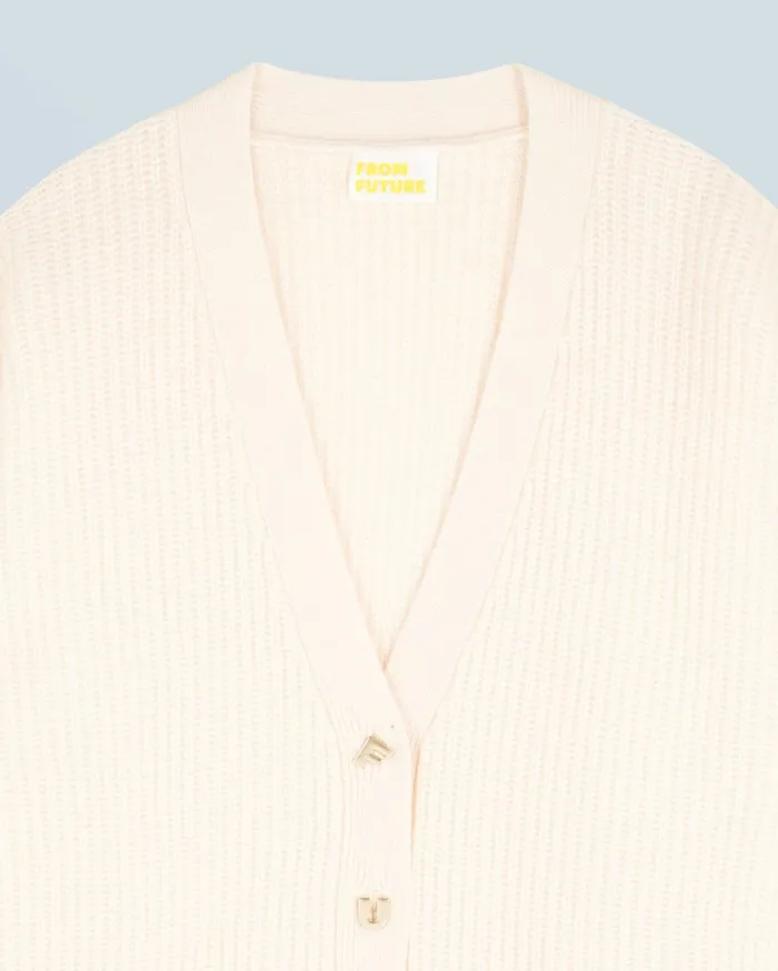 From Future Cashmere Sweaters Women Cardigan Sweater White