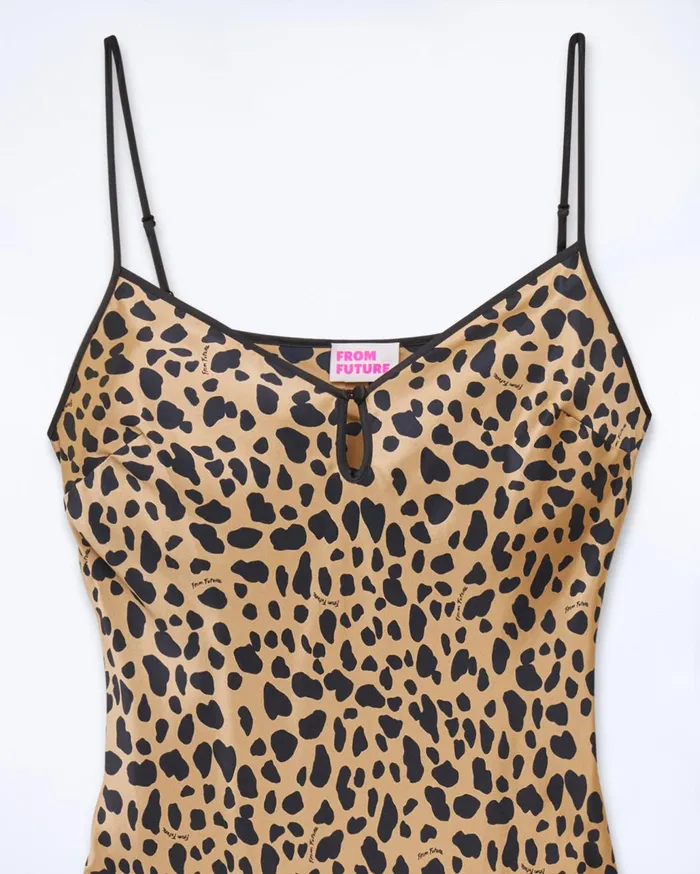 From Future Dresses and Jumpsuits Women Giula Long Strap Dress Natural Animal