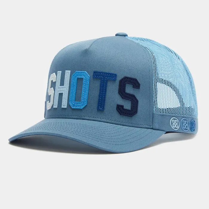 GFORE Hats Men SHOTS COTTON TWILL TRUCKER HAT Slate
