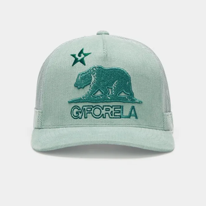 GFORE Hats MenWomen GFORE LA COTTON CORDUROY TALL TRUCKER HAT Isle GFORE Hats MenWomen GFORE LA COTTON CORDUROY TALL TRUCKER HAT Isle