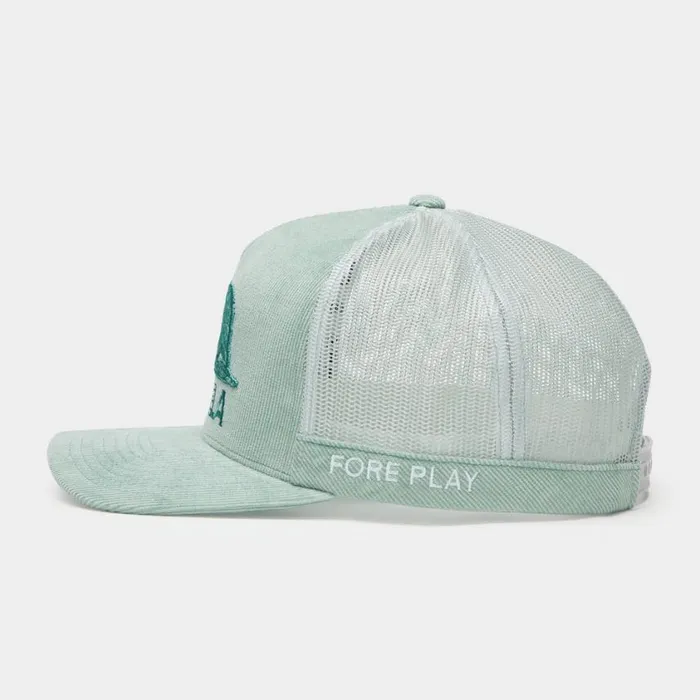 GFORE Hats MenWomen GFORE LA COTTON CORDUROY TALL TRUCKER HAT Isle GFORE Hats MenWomen GFORE LA COTTON CORDUROY TALL TRUCKER HAT Isle