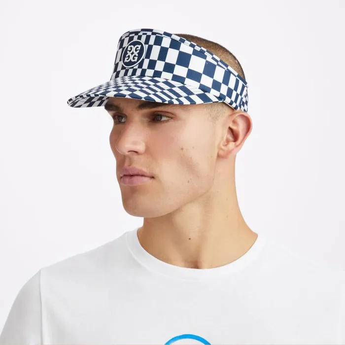 GFORE Hats Women DISTORTED CHECK RIPSTOP VISOR Twilight GFORE Hats Women DISTORTED CHECK RIPSTOP VISOR Twilight