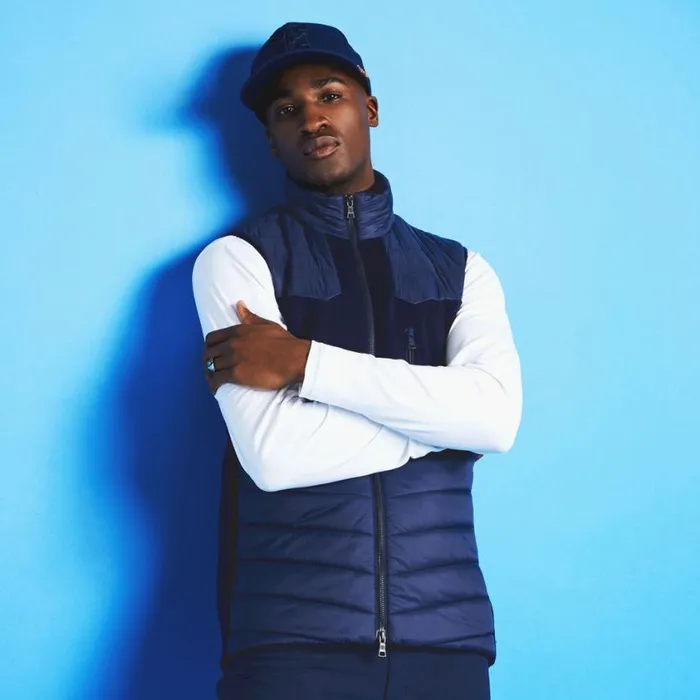 GFORE Outerwear Men CIRCLE G039S CHENILLE MERINO WOOL VEST Twilight GFORE Outerwear Men CIRCLE G039S CHENILLE MERINO WOOL VEST Twilight