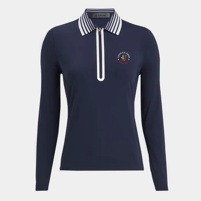 GFORE Polos and Shirts Women LTD RELEASE 2025 US OPEN SILKY TECH NYLON QUARTER ZIP POLO Twilight GFORE Polos and Shirts Women LTD RELEASE 2025 US OPEN SILKY TECH NYLON QUARTER ZIP POLO Twilight
