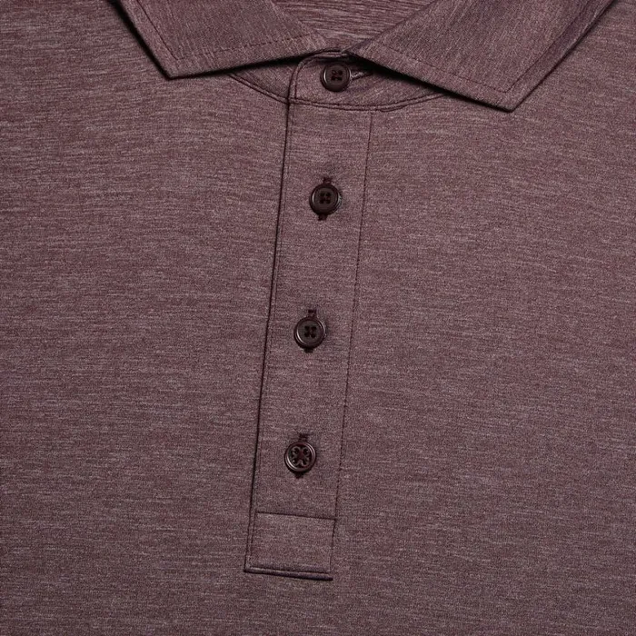 GFORE Polos Men RIB GUSSET LONG SLEEVE MLANGE ICE NYLON SUN SHIRT Heather Port GFORE Polos Men RIB GUSSET LONG SLEEVE MLANGE ICE NYLON SUN SHIRT Heather Port