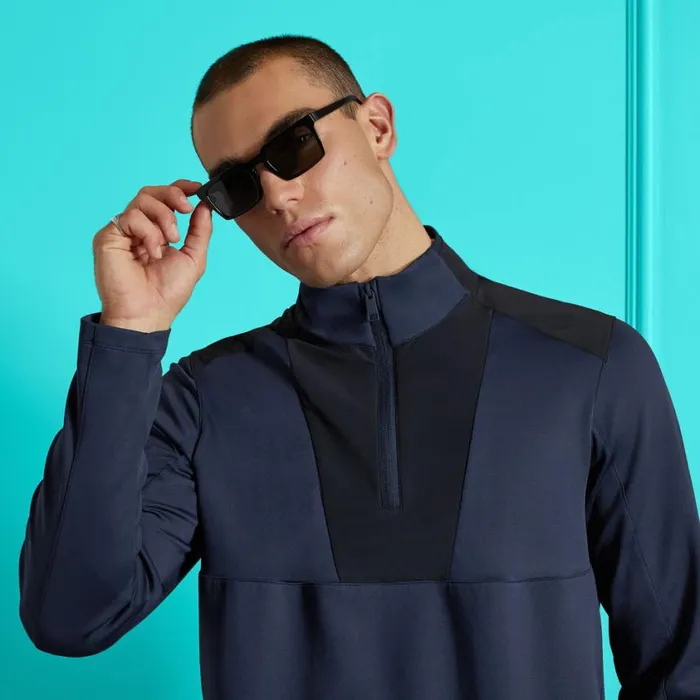 GFORE Pullovers Men DOUBLE KNIT BRUSHED BACK SCUBA QUARTER ZIP PULLOVER Twilight GFORE Pullovers Men DOUBLE KNIT BRUSHED BACK SCUBA QUARTER ZIP PULLOVER Twilight