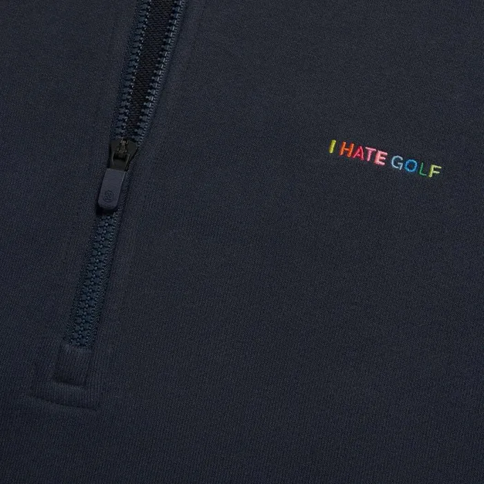 GFORE Pullovers Women I HATE GOLF FRENCH TERRY QUARTER ZIP BOXY PULLOVER Twilight GFORE Pullovers Women I HATE GOLF FRENCH TERRY QUARTER ZIP BOXY PULLOVER Twilight