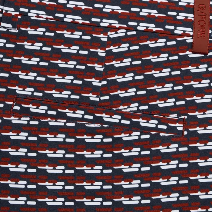 GFORE Shorts Men BRICK STRIPE MAVERICK 4WAY STRETCH SHORT Cabernet GFORE Shorts Men BRICK STRIPE MAVERICK 4WAY STRETCH SHORT Cabernet