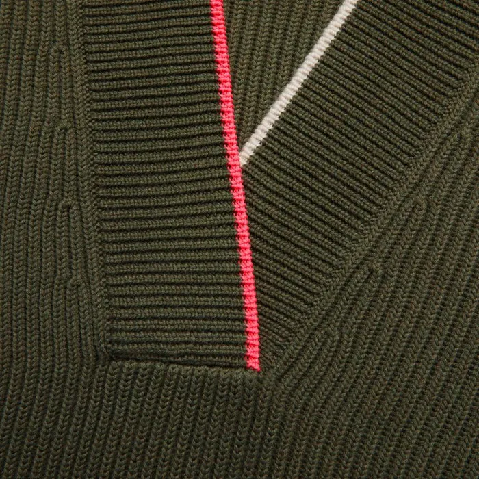 GFORE Sweaters Women CHUNKY RIB MERINO WOOL RELAXED FIT V NECK SWEATER Isle GFORE Sweaters Women CHUNKY RIB MERINO WOOL RELAXED FIT V NECK SWEATER Isle