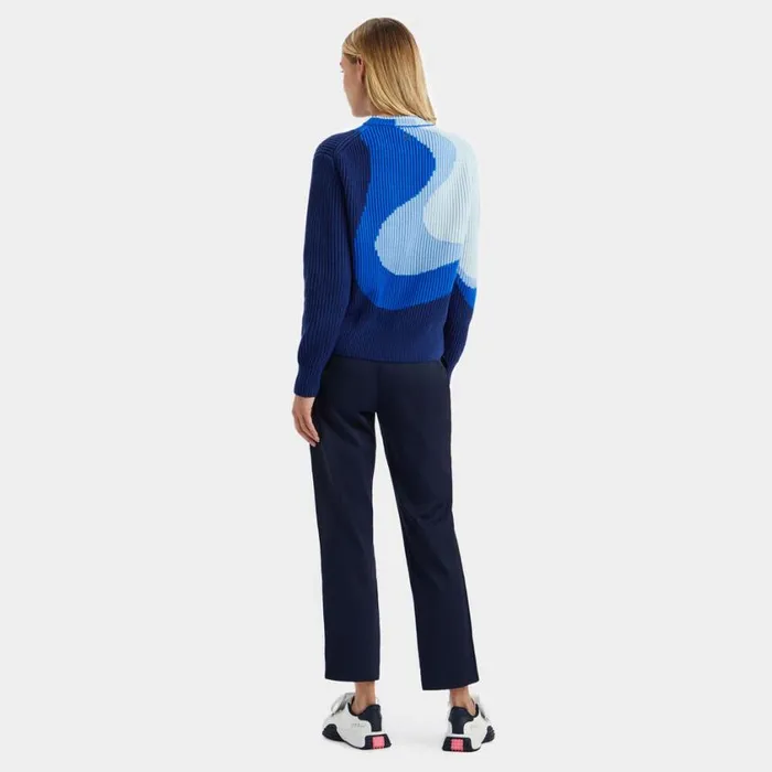 GFORE Sweaters Women MERINO WOOL GRADIENT JACQUARD CREWNECK SWEATER Space GFORE Sweaters Women MERINO WOOL GRADIENT JACQUARD CREWNECK SWEATER Space