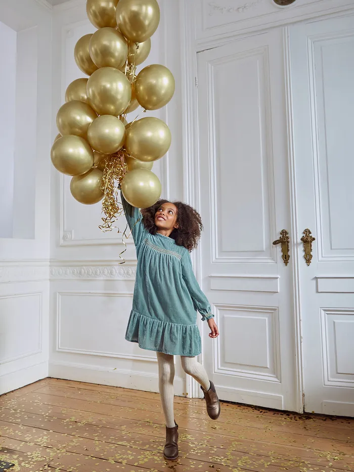 Girls Cyrillus Clothing Velvet Dress 8211 The Christmas Collection