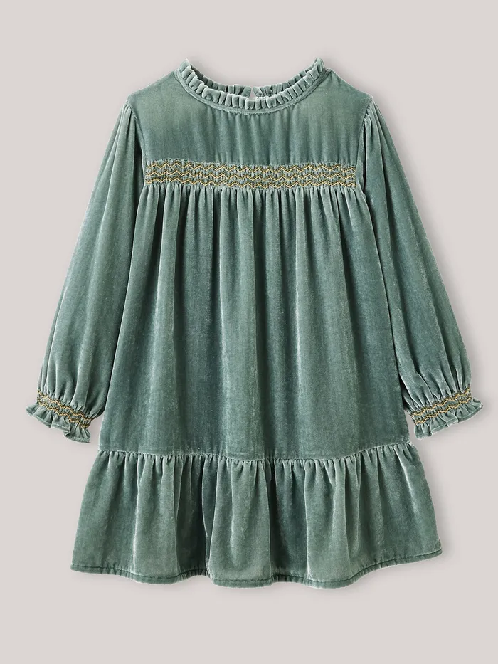 Girls Cyrillus Clothing Velvet Dress 8211 The Christmas Collection