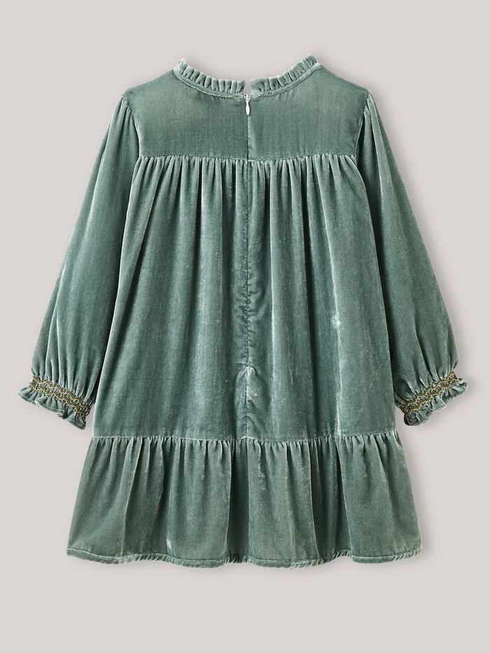 Girls Cyrillus Clothing Velvet Dress 8211 The Christmas Collection
