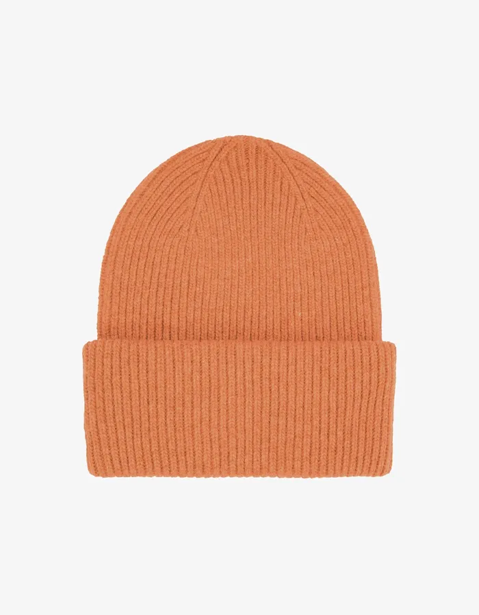 Hats Colorfulstandard Women Merino Wool Hat 8211 Sandstone Orange