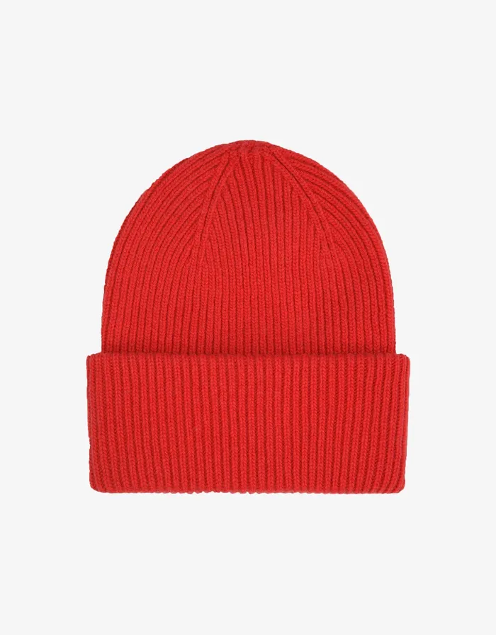 Hats Merino Wool Hat 8211 Scarlet Red Colorfulstandard Women
