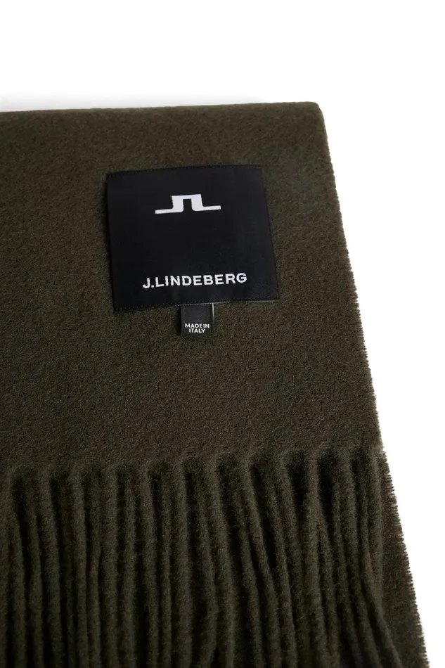 JLindeberg Champ Solid Wool Scarf MenWomen Scarves