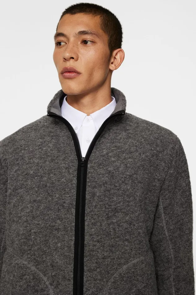 JLindeberg Dustin Wool Fleece Jacket Men Jackets