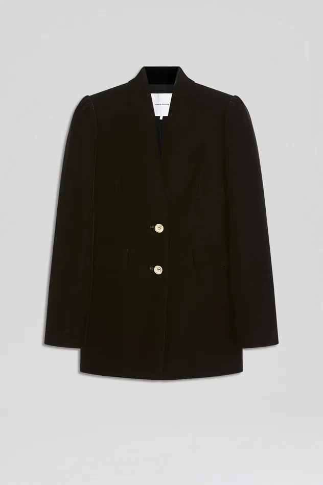 Jackets Scanlan Theodore Women VELVET JACKET BLACK Jackets Scanlan Theodore Women VELVET JACKET BLACK