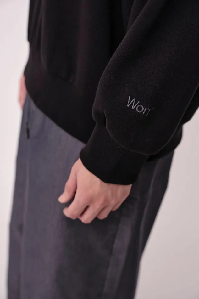 Jamir Hood 8211 Washed Black Men Won Hundred Sweatshirts