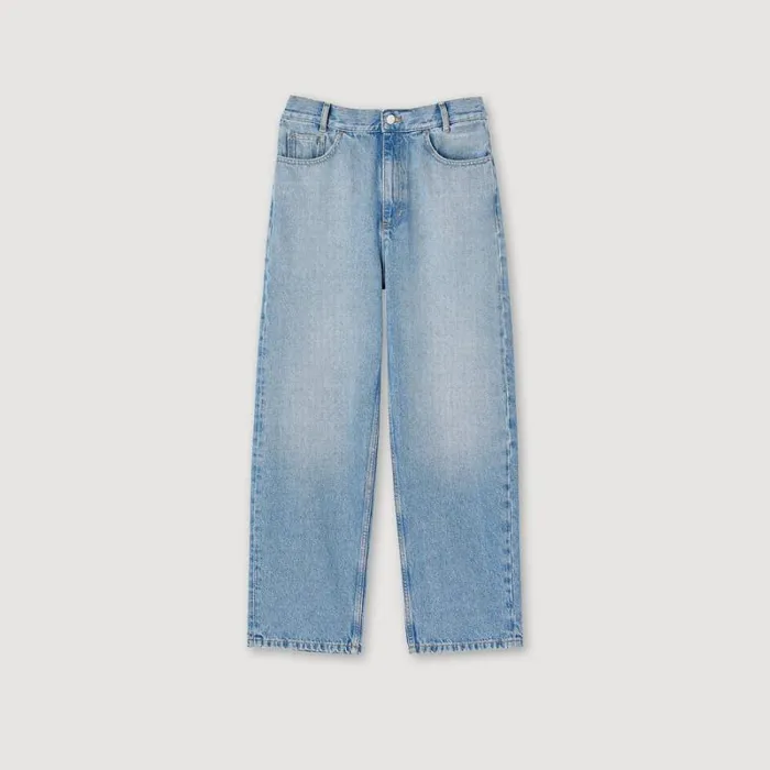 Jeans Women SANDRO Lowrise Straightleg Jeans Blue Jean Jeans Women SANDRO Lowrise Straightleg Jeans Blue Jean