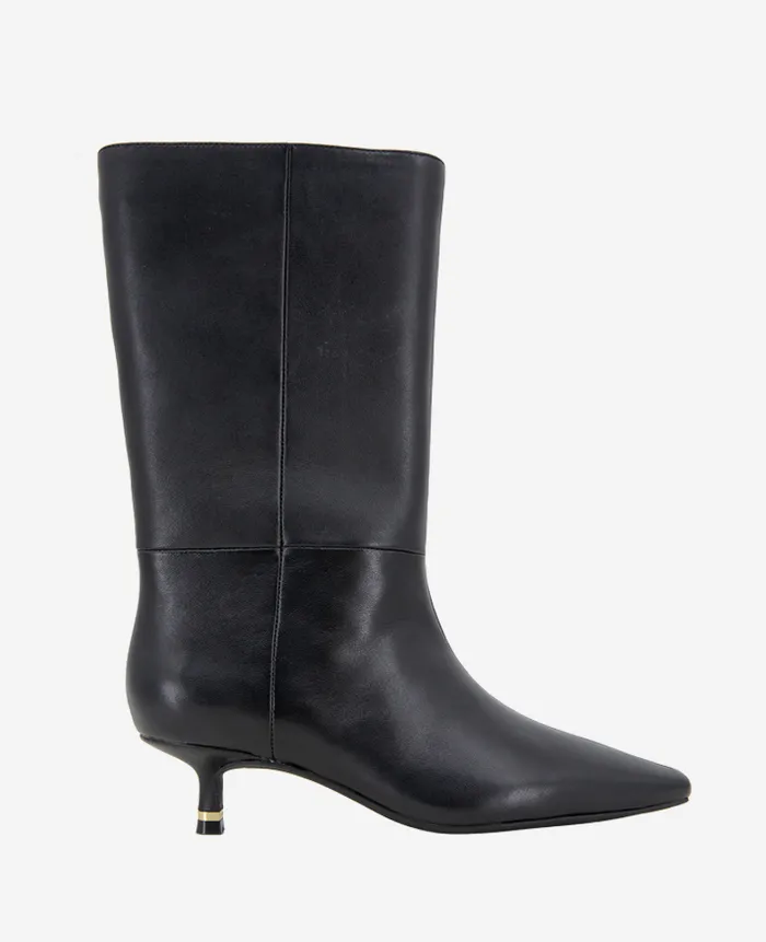 Kenneth Cole Boots and Booties Women Meryl Leather Bootie Black