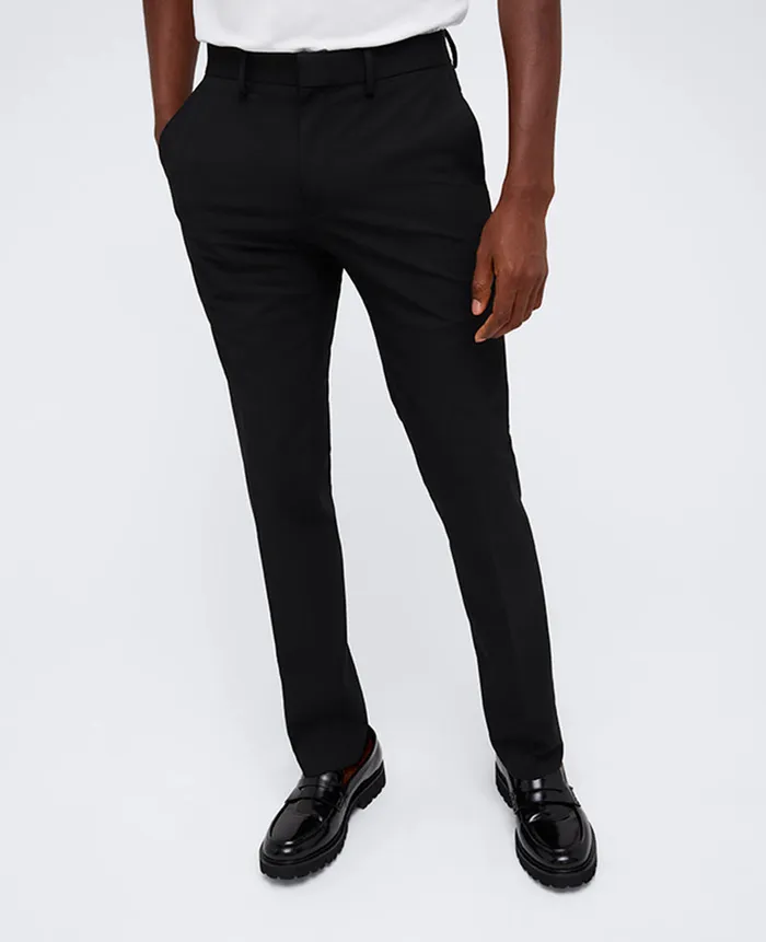 Kenneth Cole Dress Pants Men SkinnyFit Stretch Performance Dress Pant Black