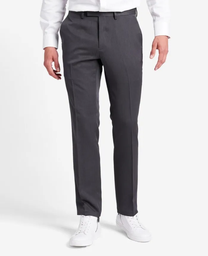 Kenneth Cole Dress Pants Men Urban Heather SlimFit Dress Pant Grey Kenneth Cole Dress Pants Men Urban Heather SlimFit Dress Pant Grey