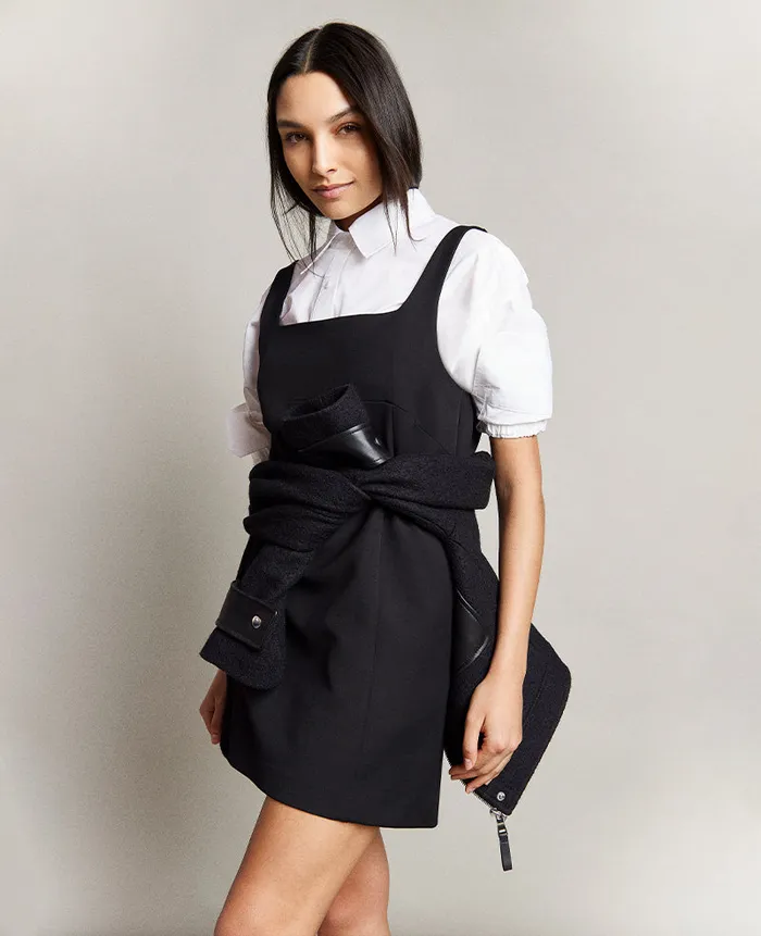 Kenneth Cole Dresses and Skirts Women Open Back Strap Shift Dress Black Kenneth Cole Dresses and Skirts Women Open Back Strap Shift Dress Black