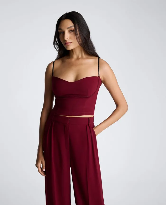 Kenneth Cole Matching Sets Women Bustier Cami Red Kenneth Cole Matching Sets Women Bustier Cami Red