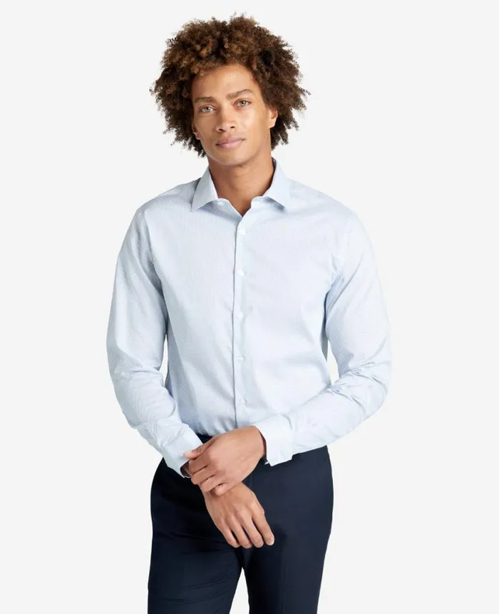 Kenneth Cole Shirts Men Slim Fit Kenneth Cole Natural Stretch Dress Shirt Blue Kenneth Cole Shirts Men Slim Fit Kenneth Cole Natural Stretch Dress Shirt Blue
