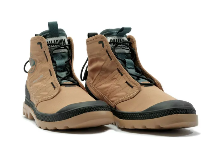 Kids PAMPA TRAVEL LITE RS Woodlin PALLADIUM Boots Kids PAMPA TRAVEL LITE RS Woodlin PALLADIUM Boots