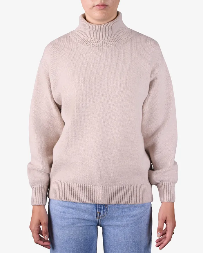 Knit Sweaters Women Colorfulstandard Merino Wool Turtleneck 8211 Deep Black