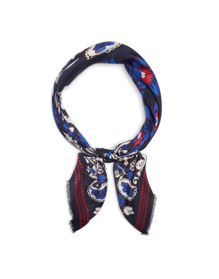 La Doublej Forest Scarf 120215120 Forest Bandana In Modal Silk Blend Women Foulards and Scarves