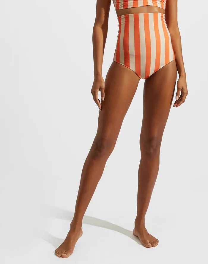 La Doublej Giga Brief Riviera In Lycra Women Swimwear